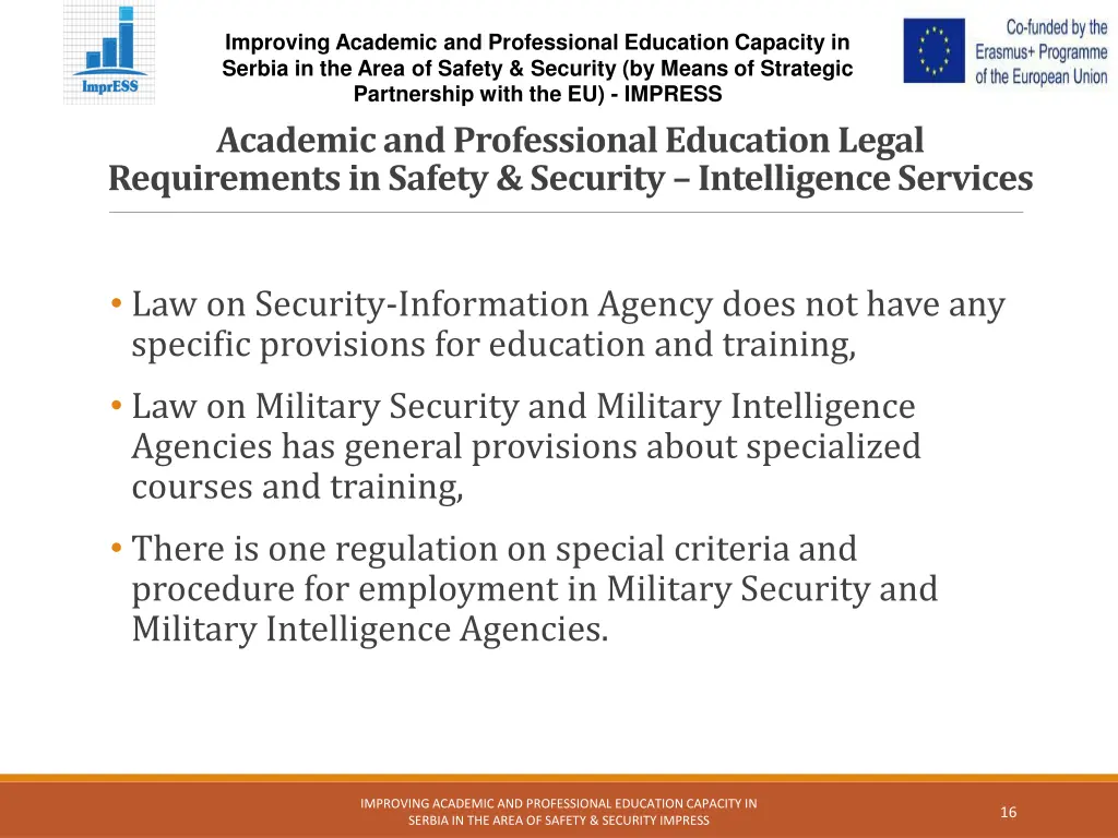 improving academic and professional education 15