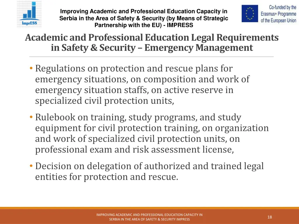 improving academic and professional education 17