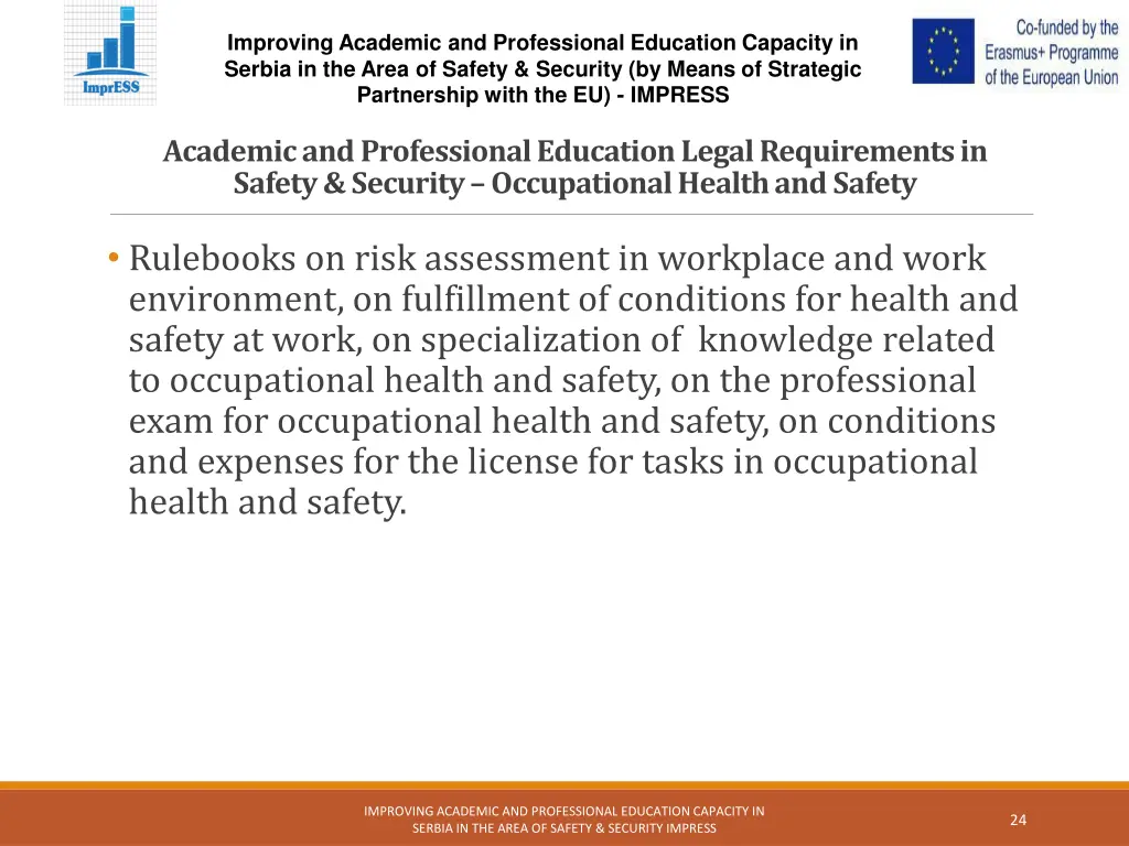 improving academic and professional education 23