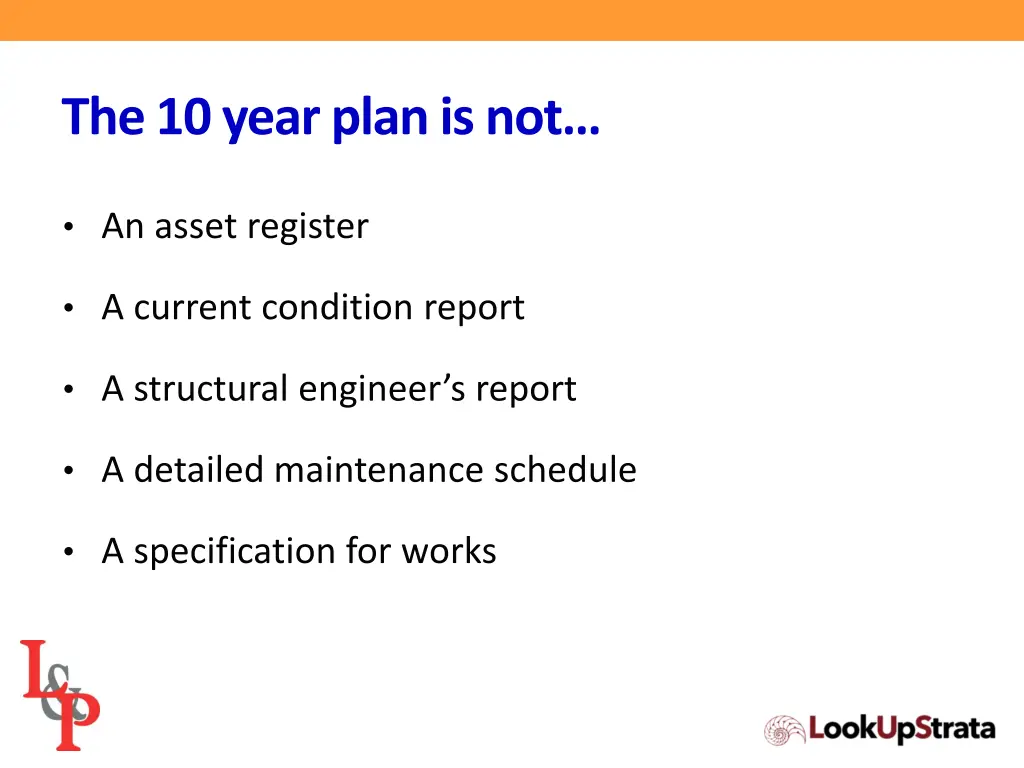 the 10 year plan is not