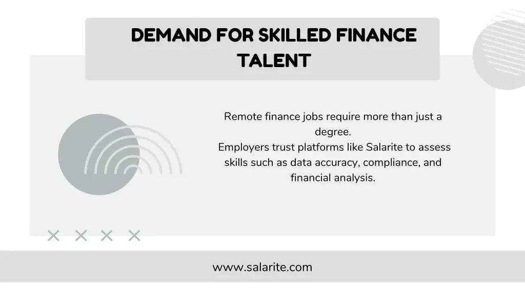 demand for skilled finance talent