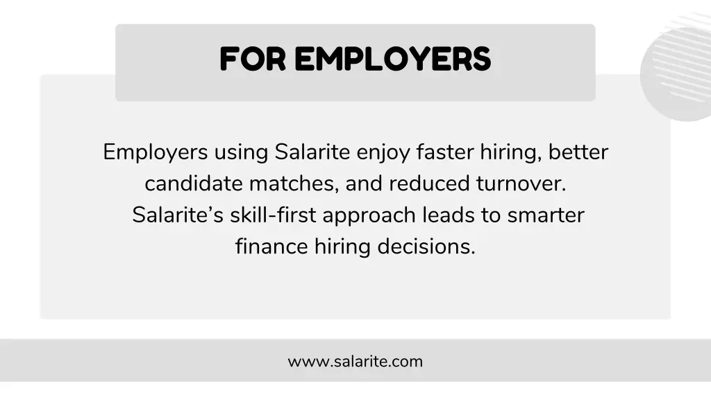 for employers