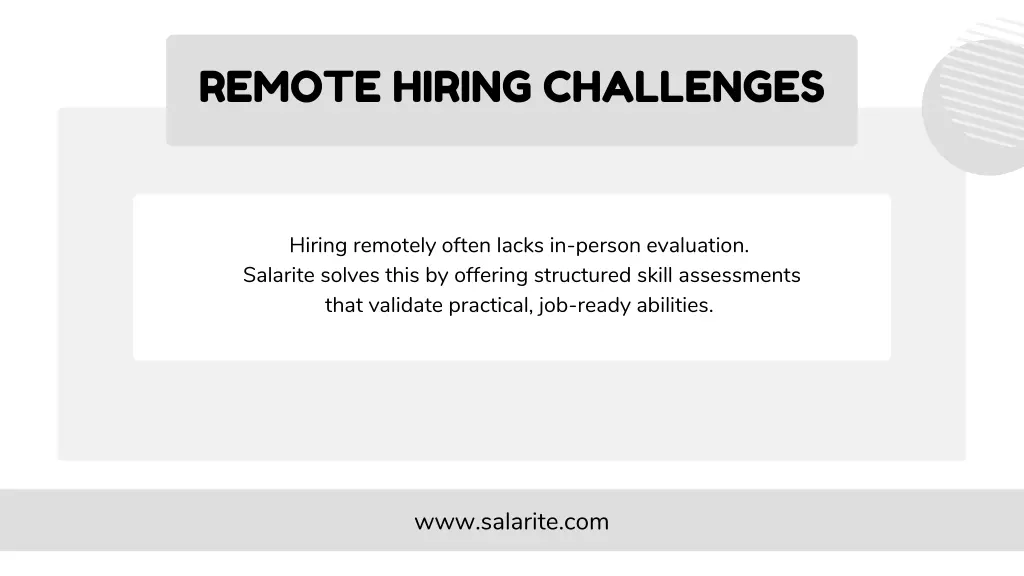remote hiring challenges