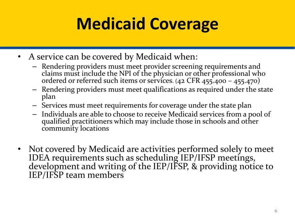 medicaid coverage