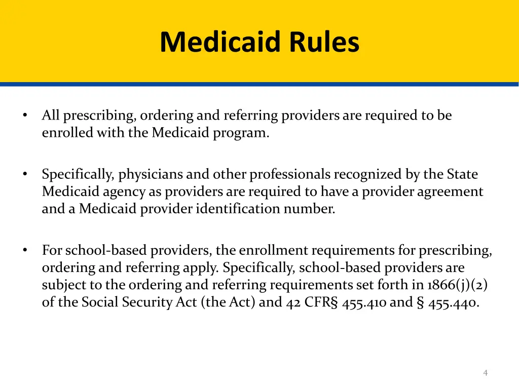 medicaid rules 1