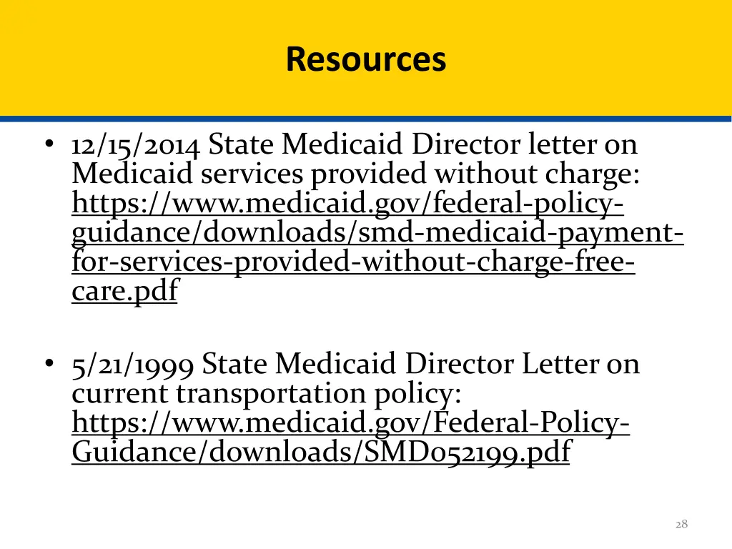 resources