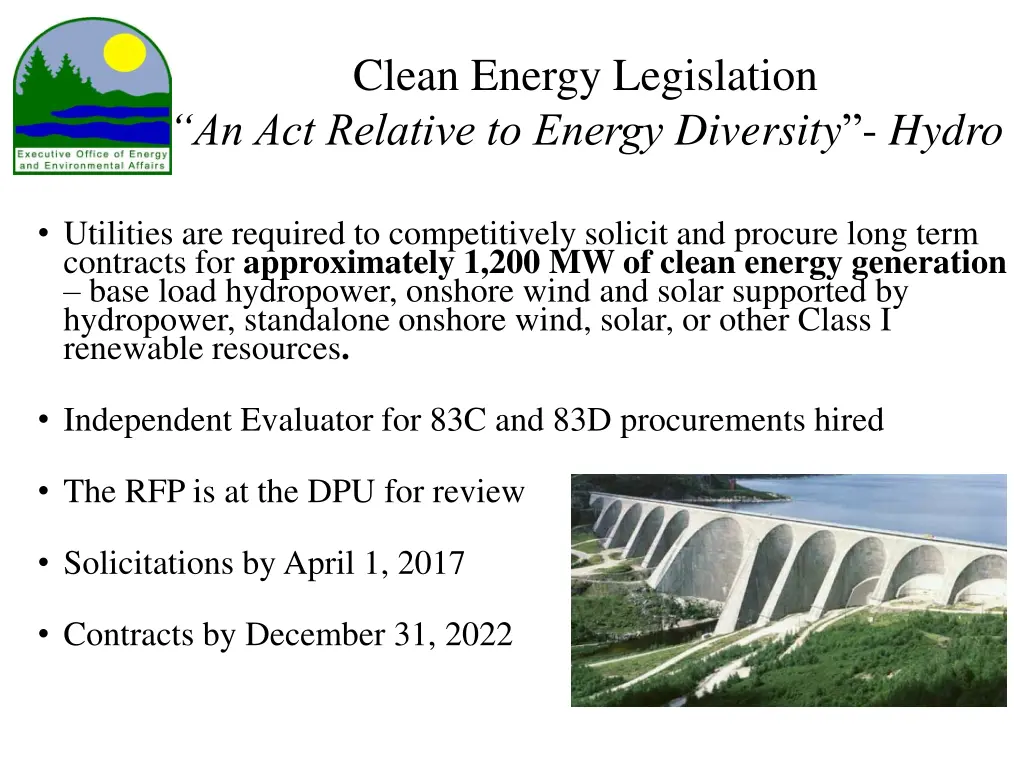 clean energy legislation an act relative 1