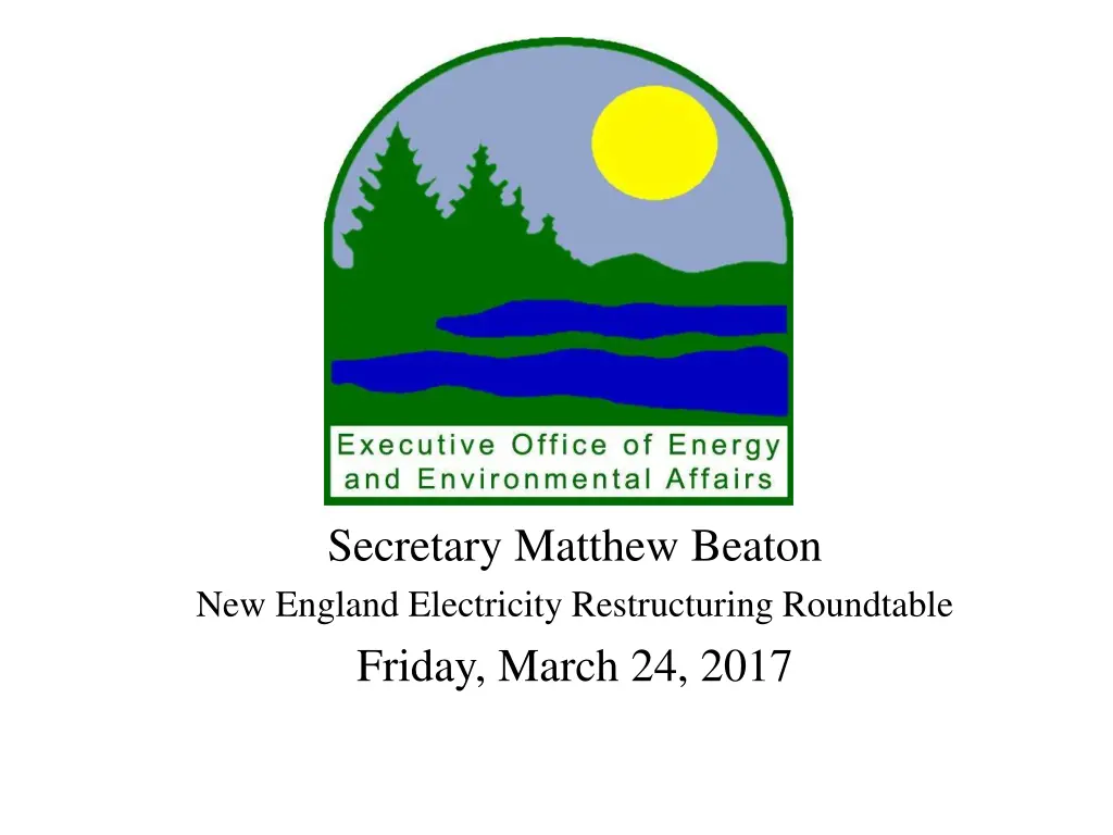 secretary matthew beaton new england electricity