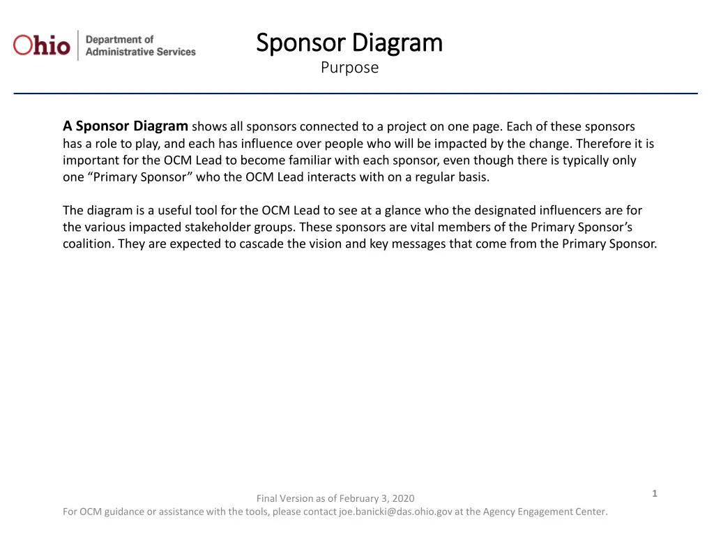 sponsor diagram sponsor diagram purpose