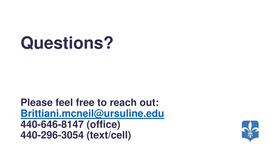 questions