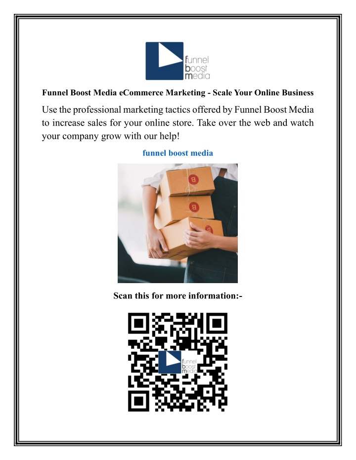 funnel boost media ecommerce marketing scale your