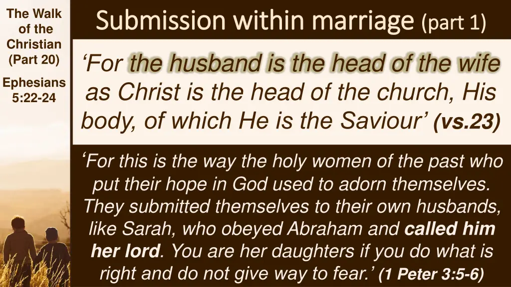 the walk of the christian part 20 10