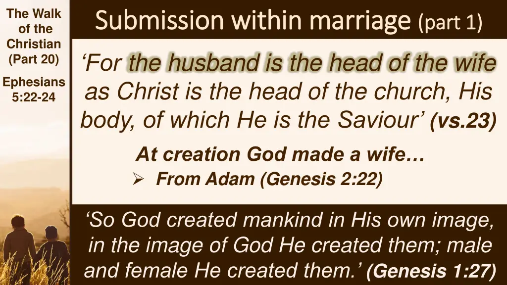 the walk of the christian part 20 6