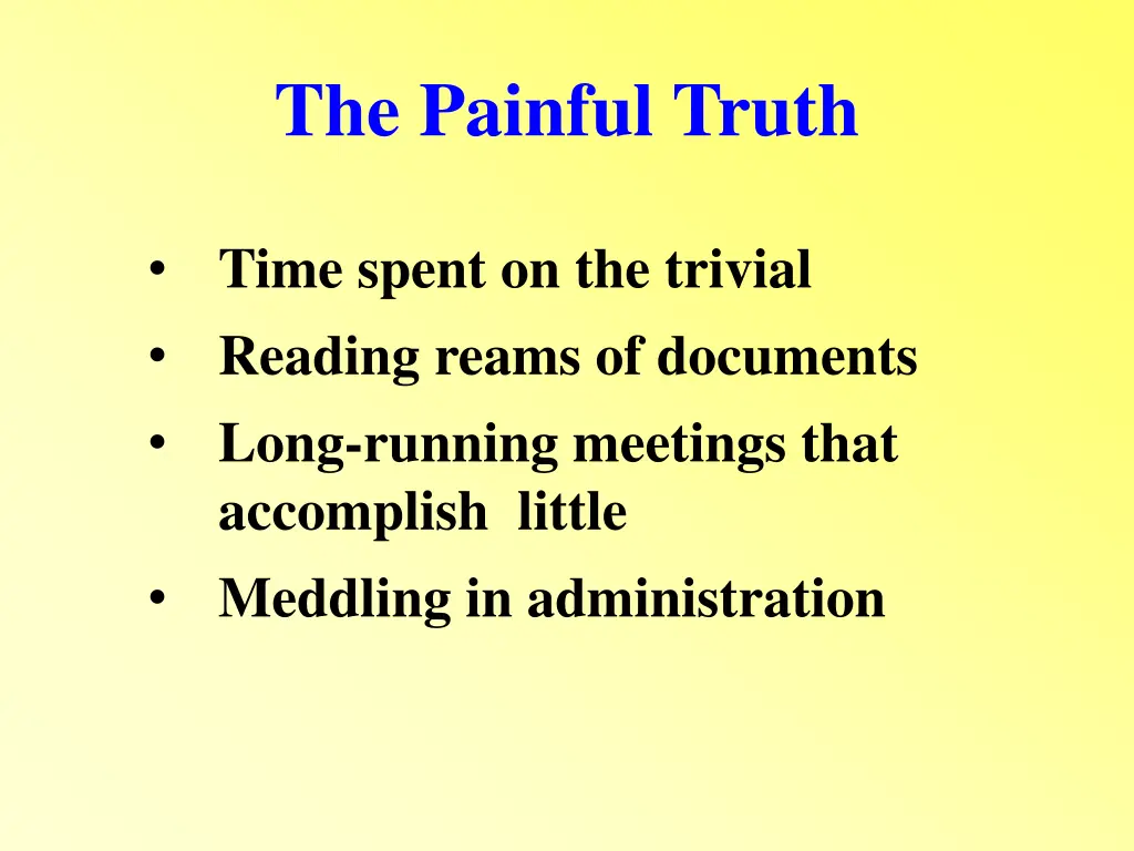 the painful truth 1