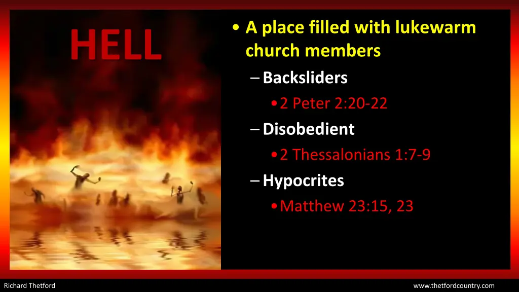 a place filled with lukewarm church members
