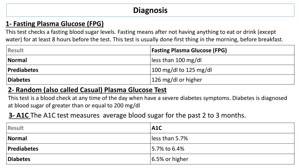 diagnosis