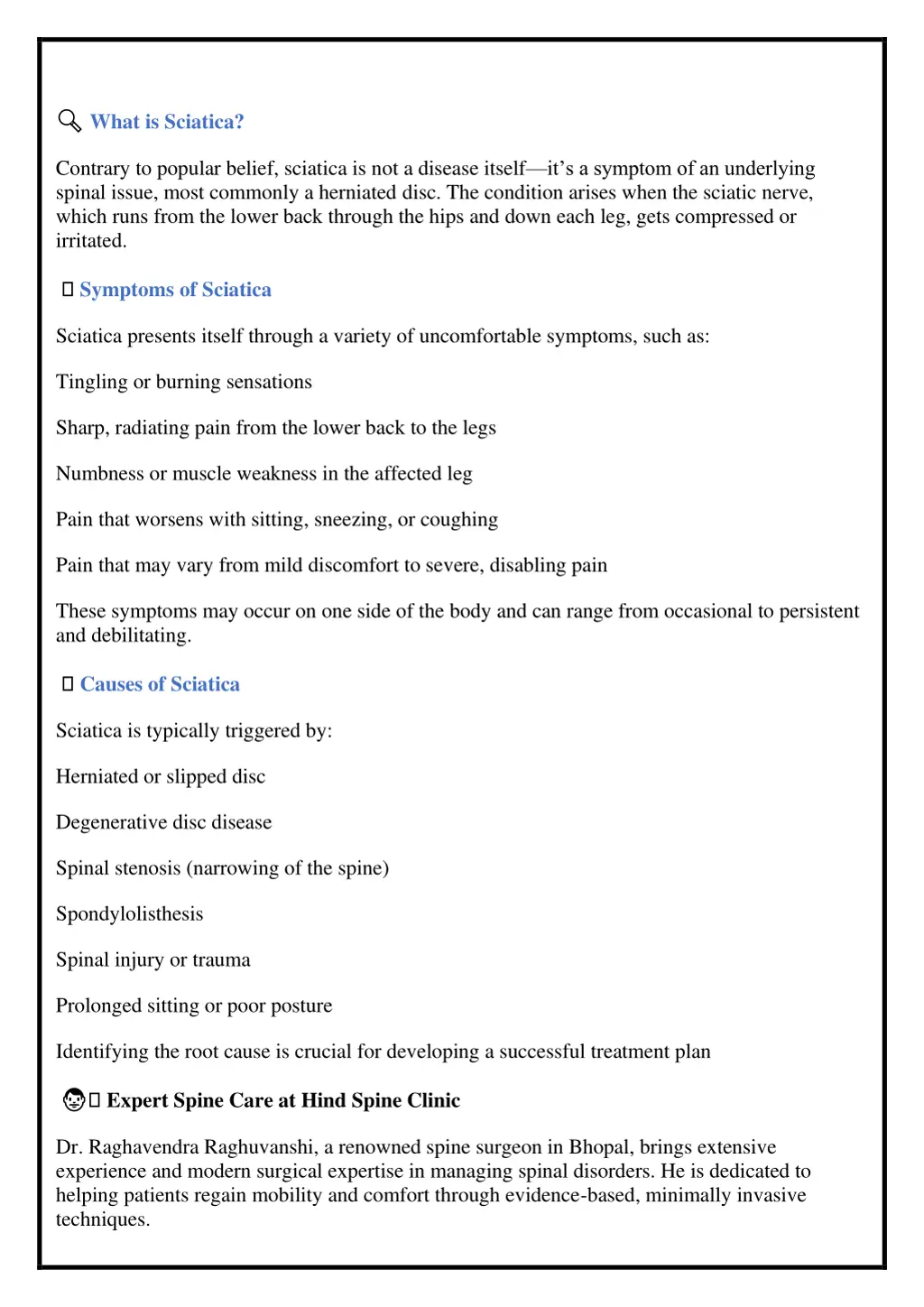 what is sciatica