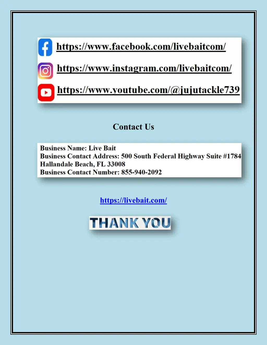 contact us