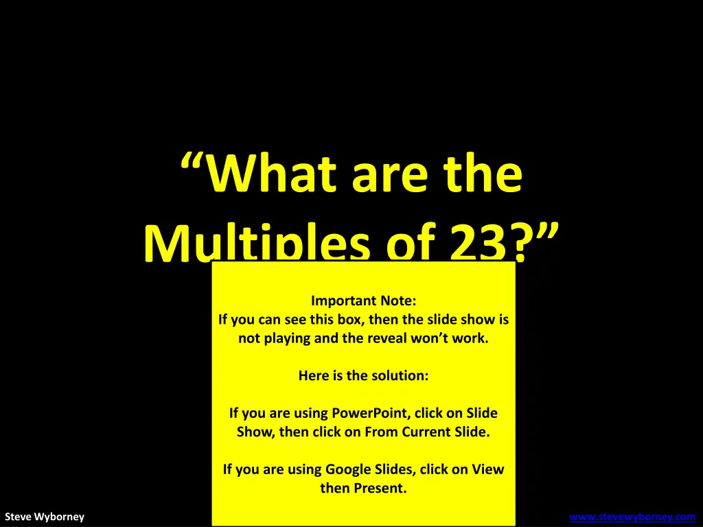 what are the multiples of 23