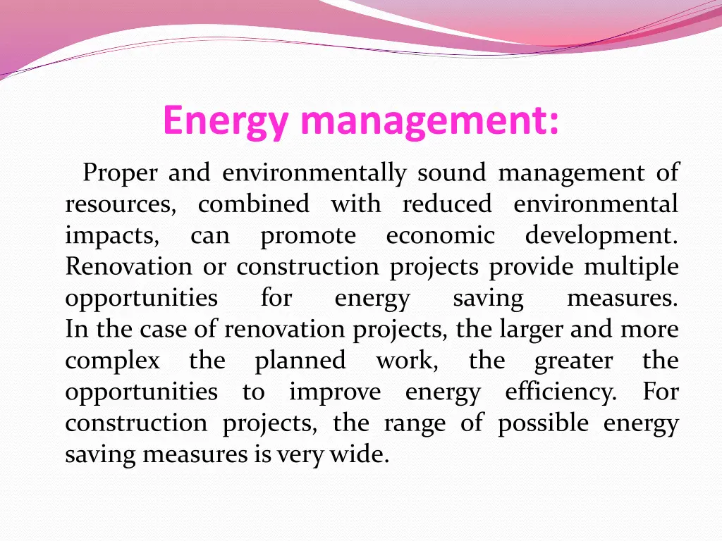 energy management