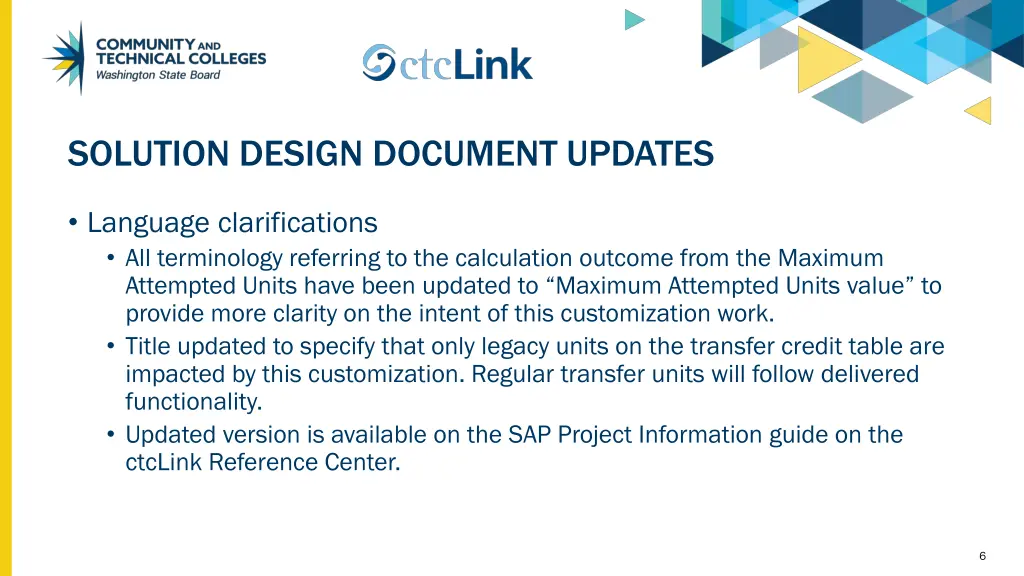 solution design document updates