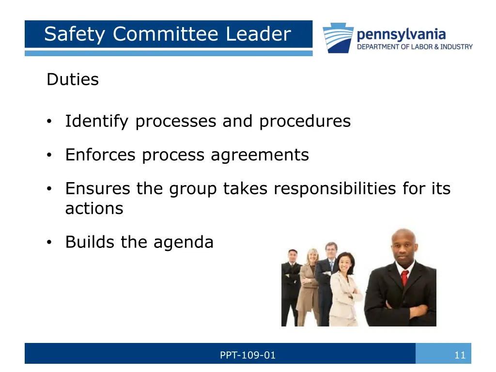 safety committee leader 1