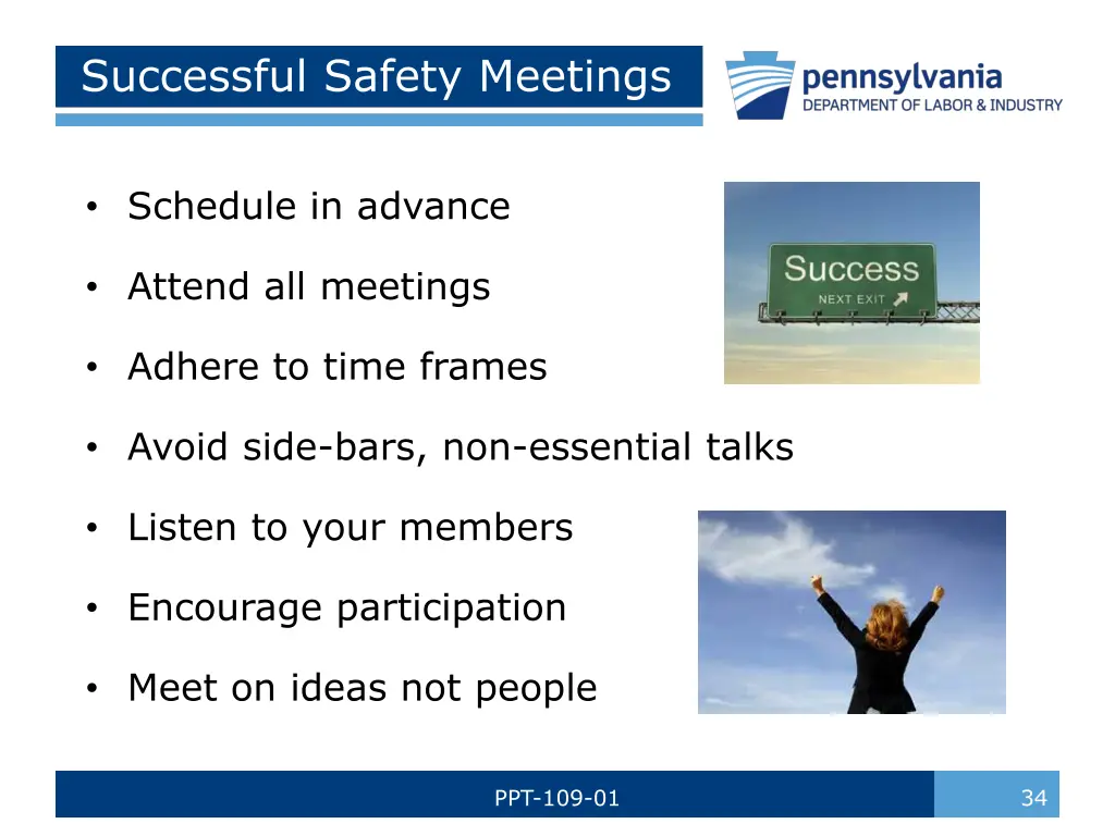 successful safety meetings