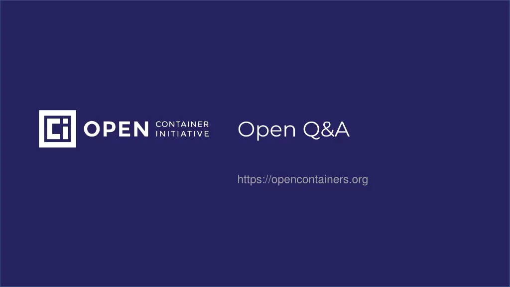 open q a
