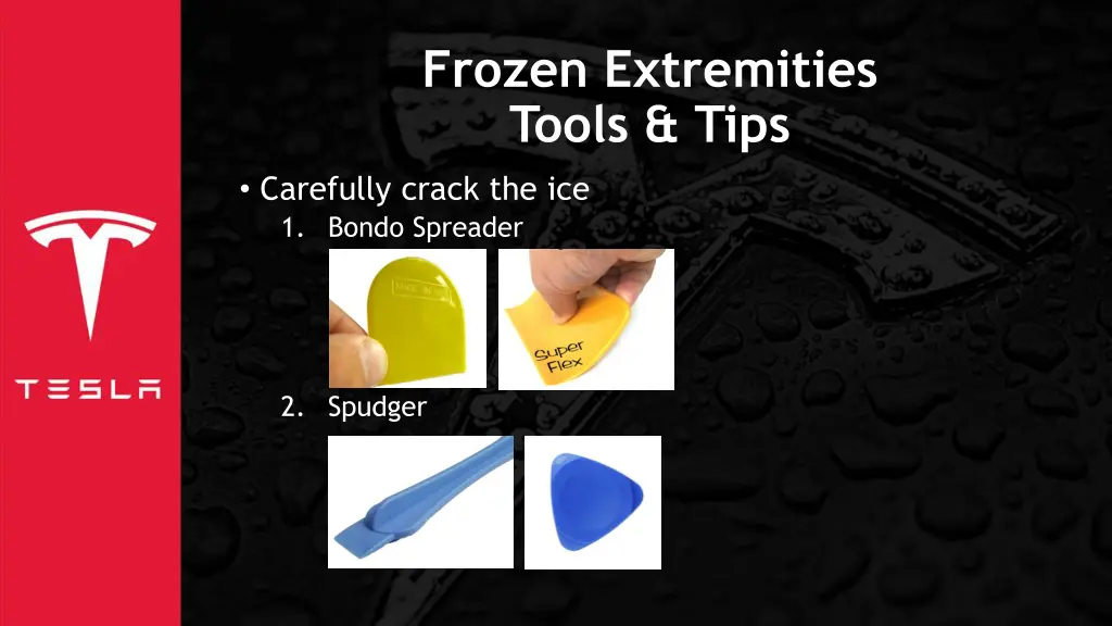 frozen extremities tools tips carefully crack