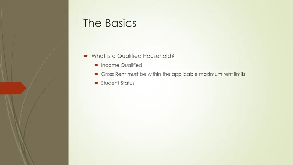 the basics