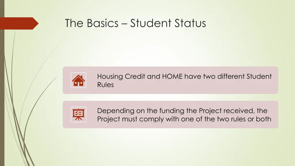 the basics student status