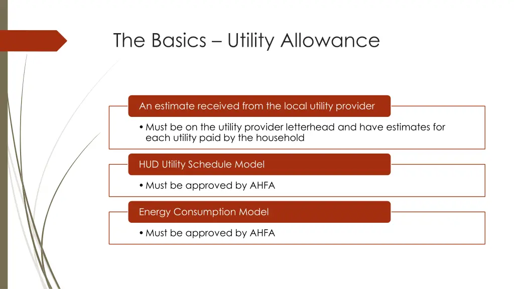 the basics utility allowance 2