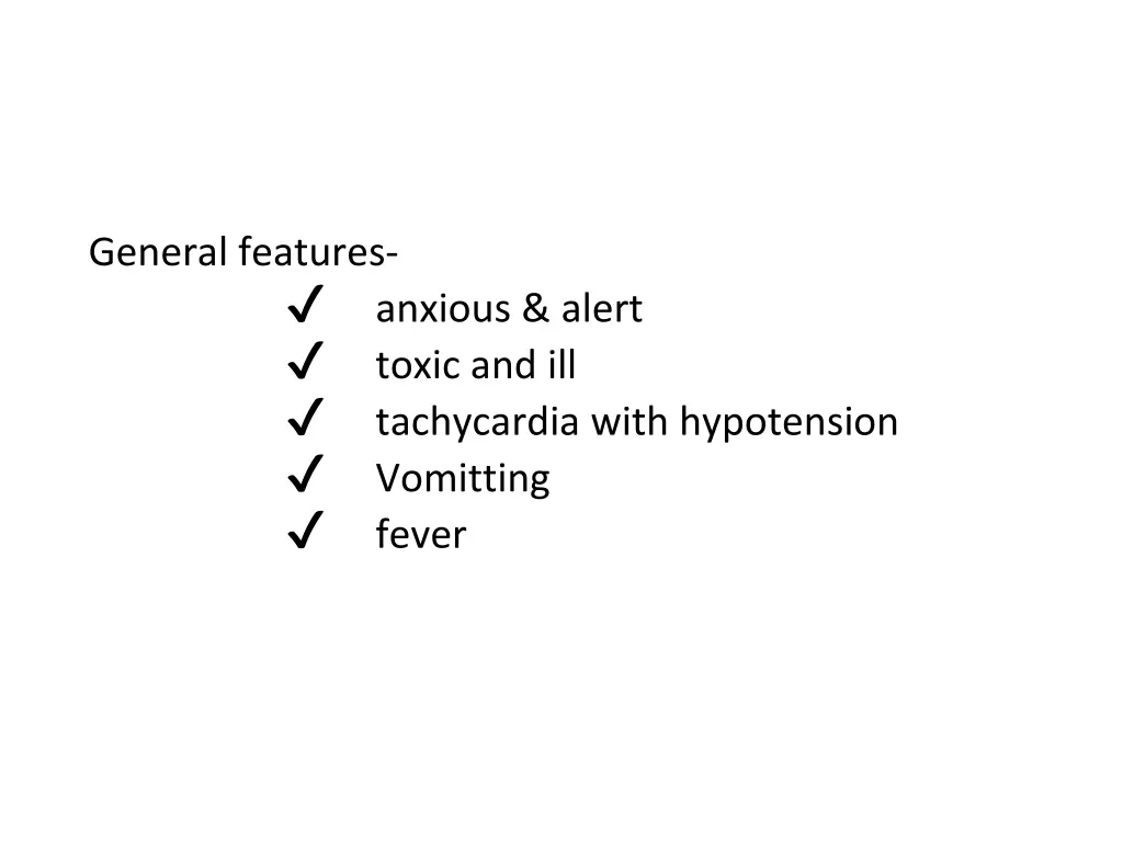 general features