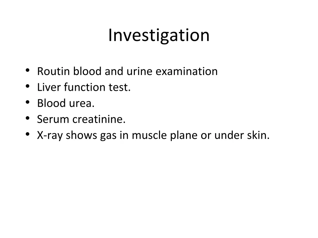 investigation
