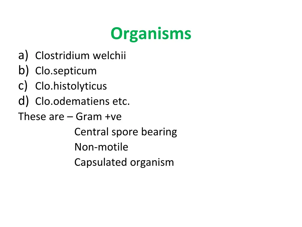 organisms