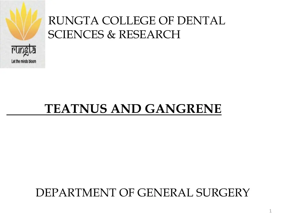 rungta college of dental sciences research