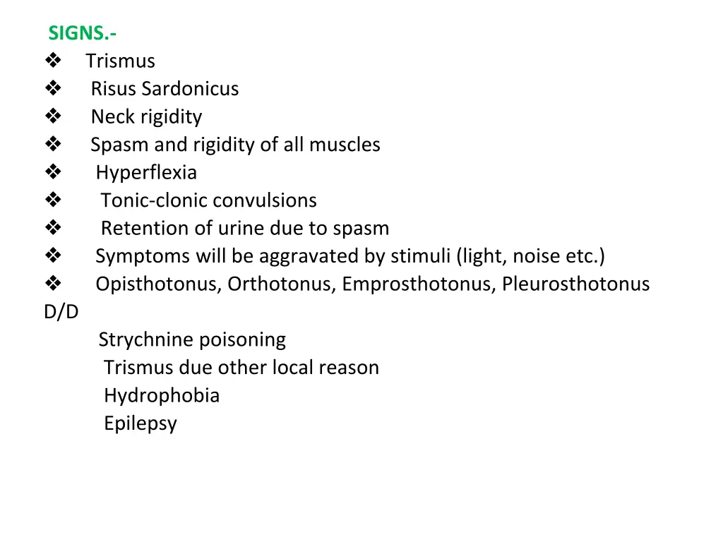 signs d d