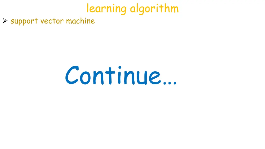 learning algorithm 4