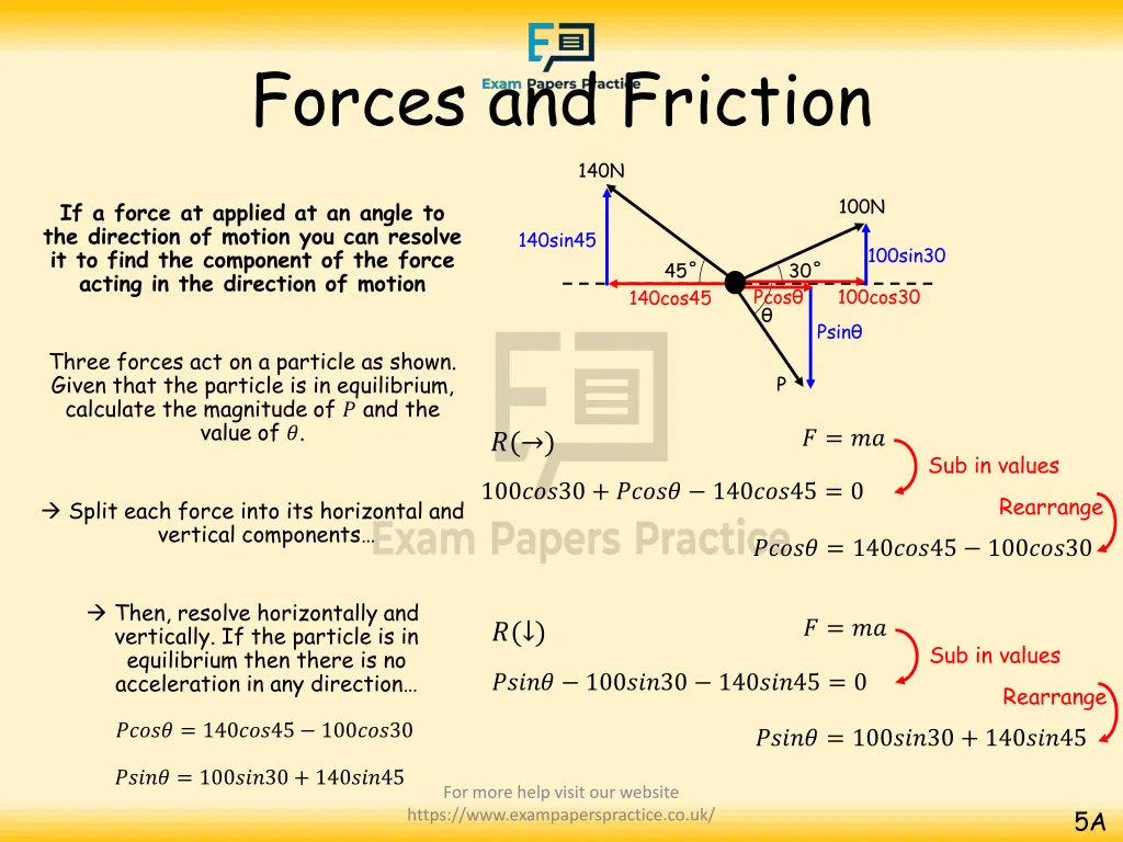 forces and friction 10