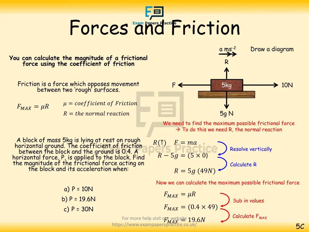 forces and friction 20