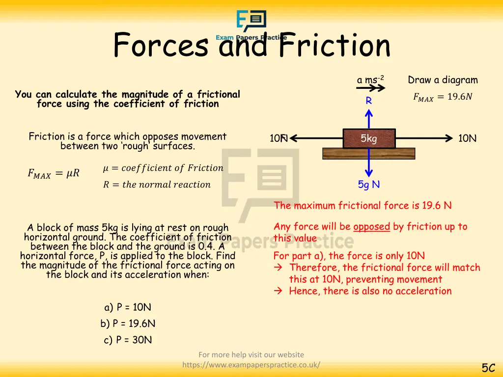 forces and friction 21