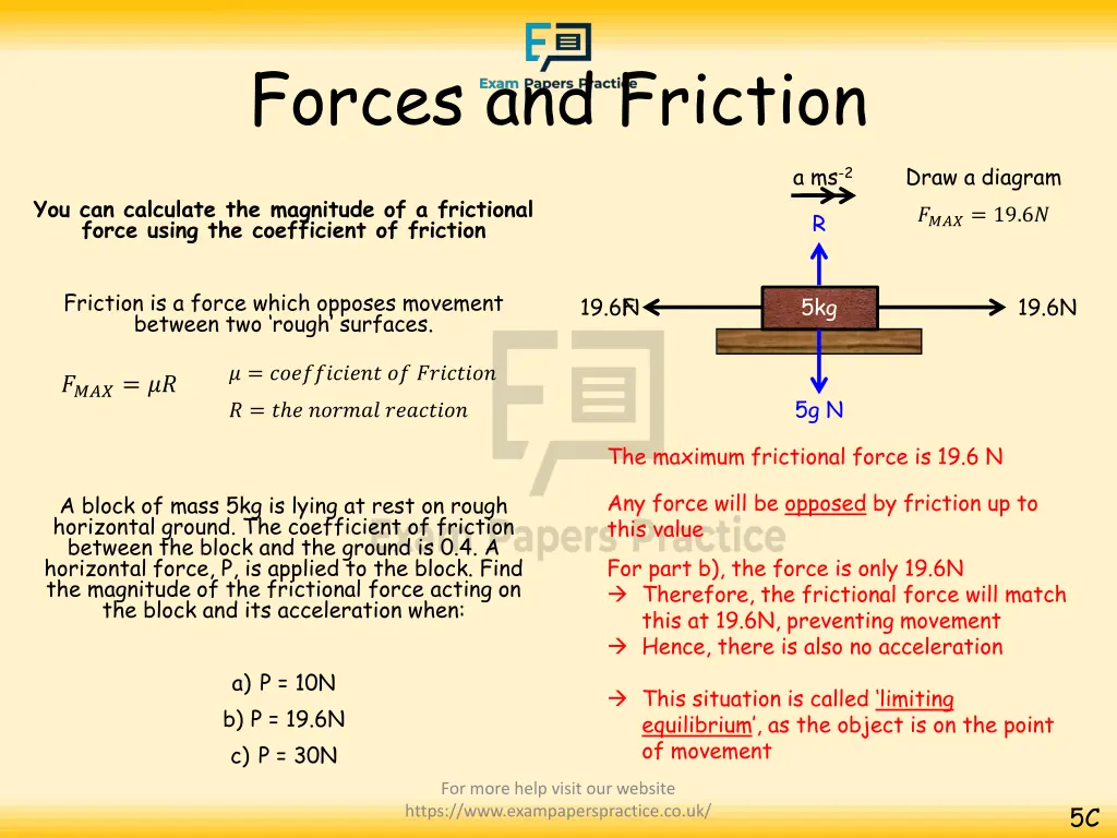 forces and friction 22