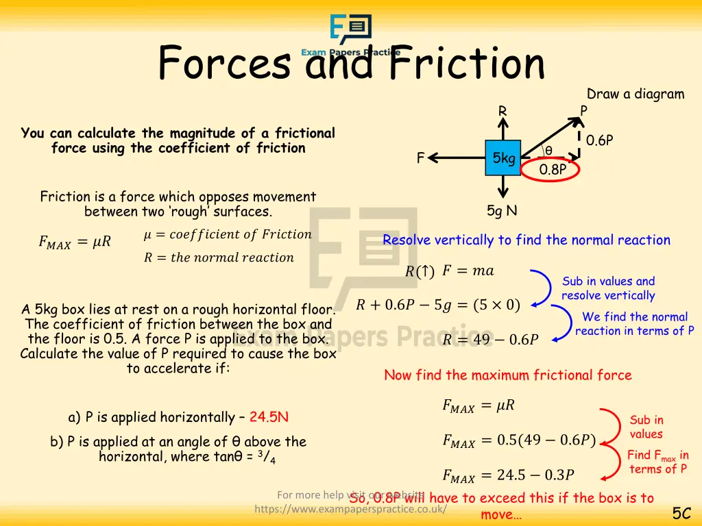 forces and friction 26