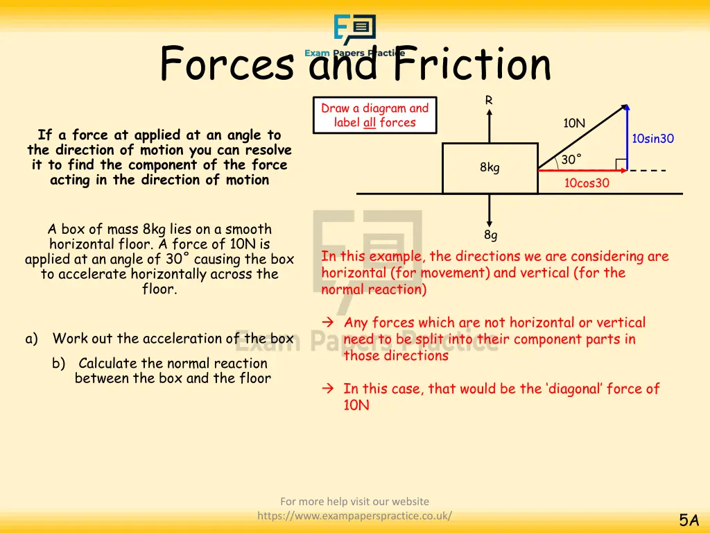 forces and friction 3