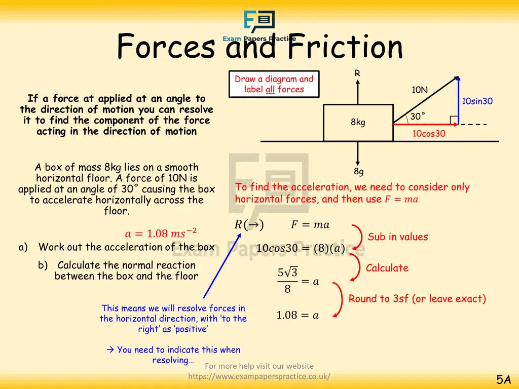forces and friction 4