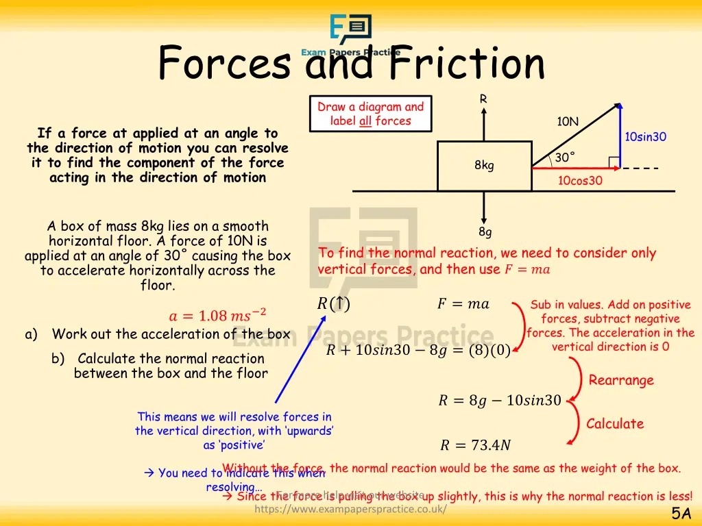 forces and friction 5