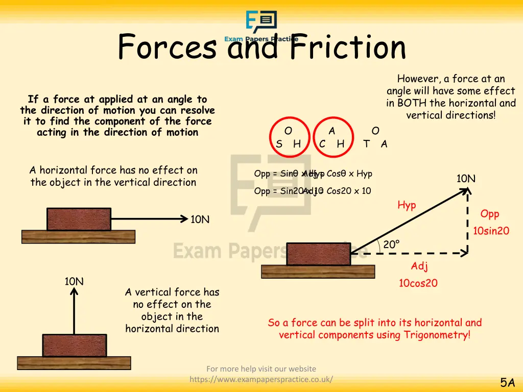forces and friction