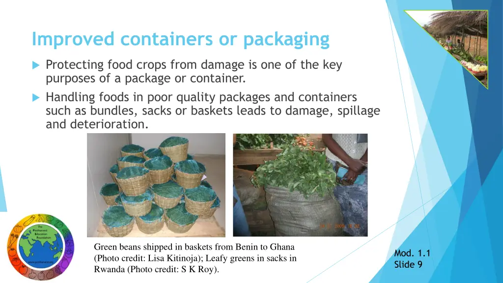 improved containers or packaging