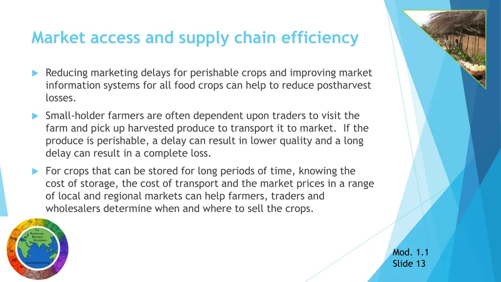 market access and supply chain efficiency