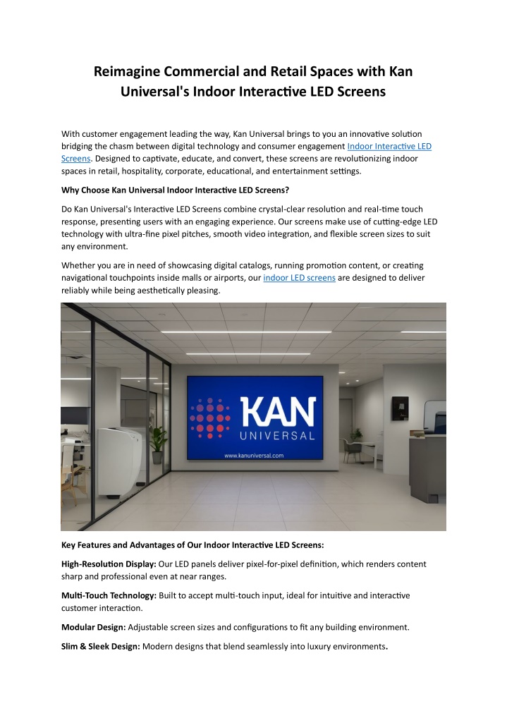 reimagine commercial and retail spaces with